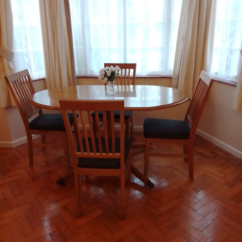 Dining Table, Apple Tree Lodge, 27a Queens Road, Shanklin