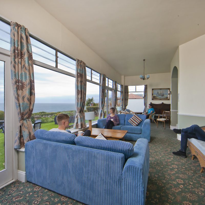 Guest Lounge, The Cliff Hall, 16 Crescent Road, Shanklin
