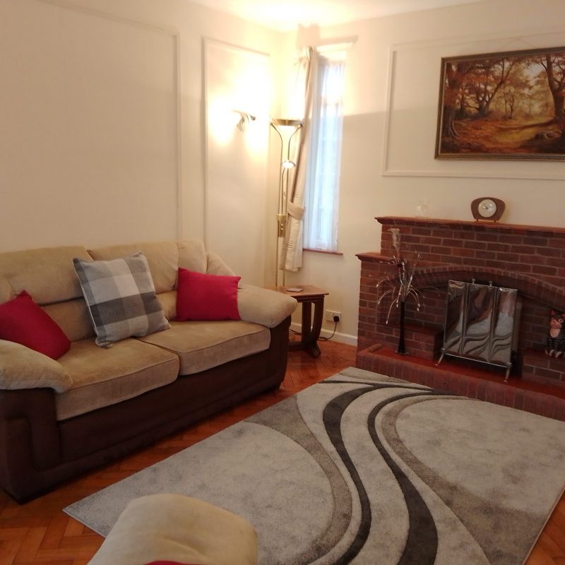 Lounge Fireplace View, Apple Tree Lodge, 27a Queens Road, Shanklin